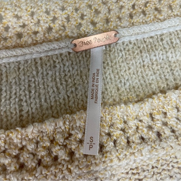 Free People Saturn Poncho Sweater Warm Sky - Picture 9 of 13